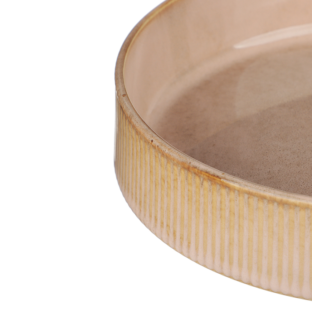 MILLIMI Кантри тарелка для супа 19,4см, 620мл, керамика, бежевый, арт.№ 824-231