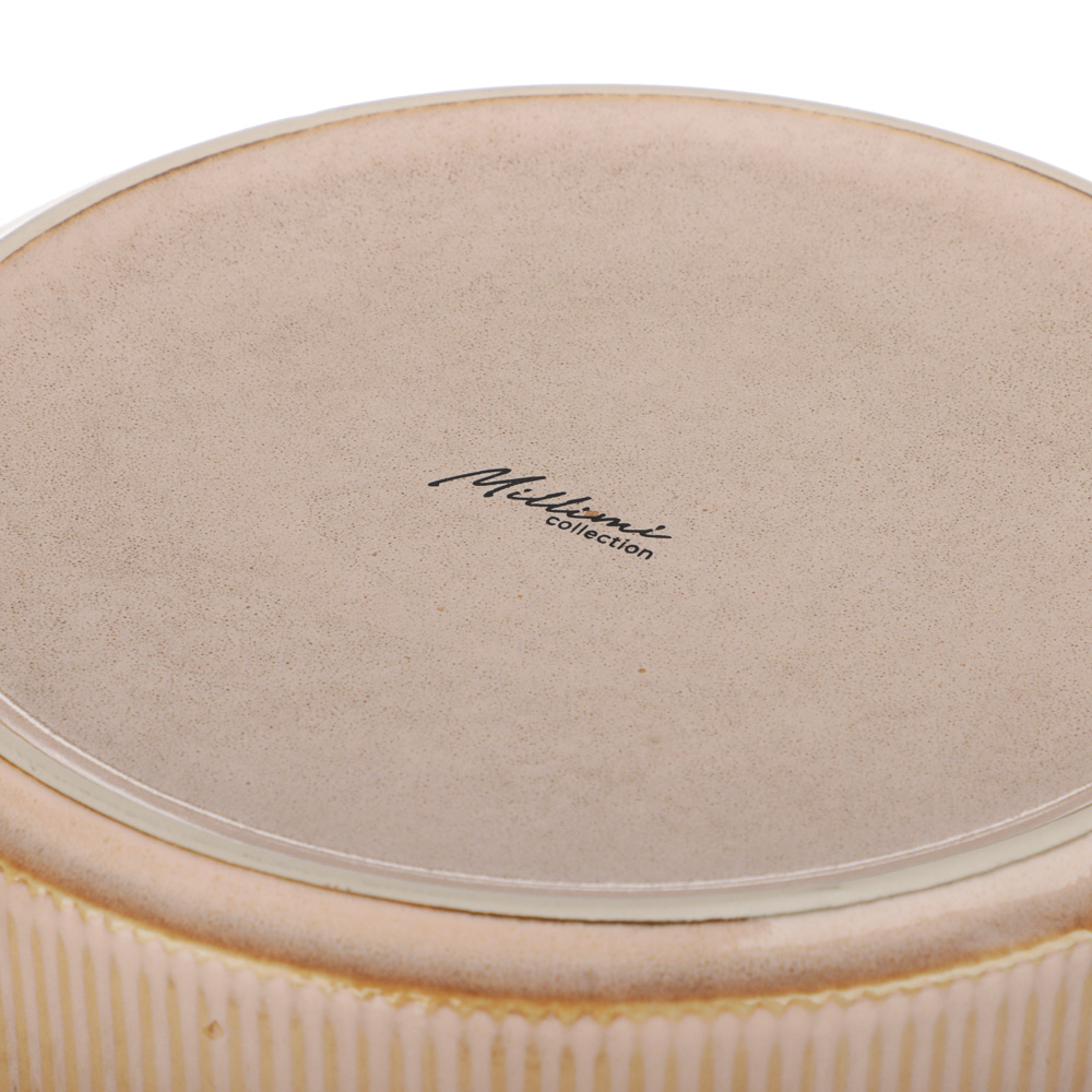 MILLIMI Кантри тарелка для супа 19,4см, 620мл, керамика, бежевый, арт.№ 824-231
