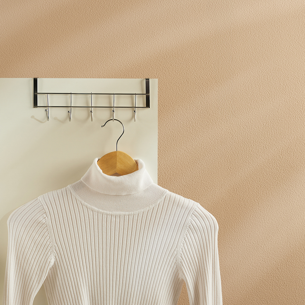 Вешалка накидная на дверь, 5 крючков, тм VETTA, 24,5х2,5х9,5 см, металл, арт.№ 639-046