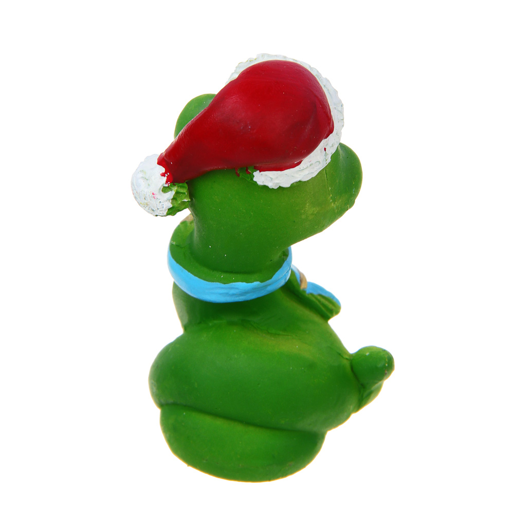 СНОУ БУМ Сувенир Символ Года, полистоун, 4х3х5 см, зеленый, 2 дизайна, арт.№ 398-830