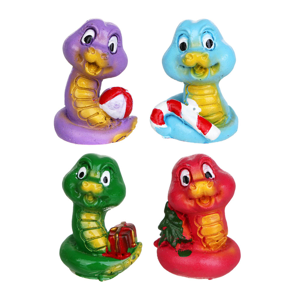 СНОУ БУМ Сувенир Символ Года, полистоун, 2х1,5х3 см, ассортимент дизайнов, арт.№ 398-832