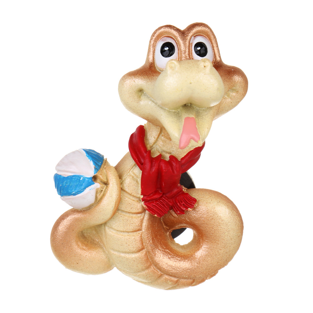 СНОУ БУМ Магнит Символ Года, полистоун, 4,5х1,5х7,5 см, 4 дизайна, арт.№ 705-001