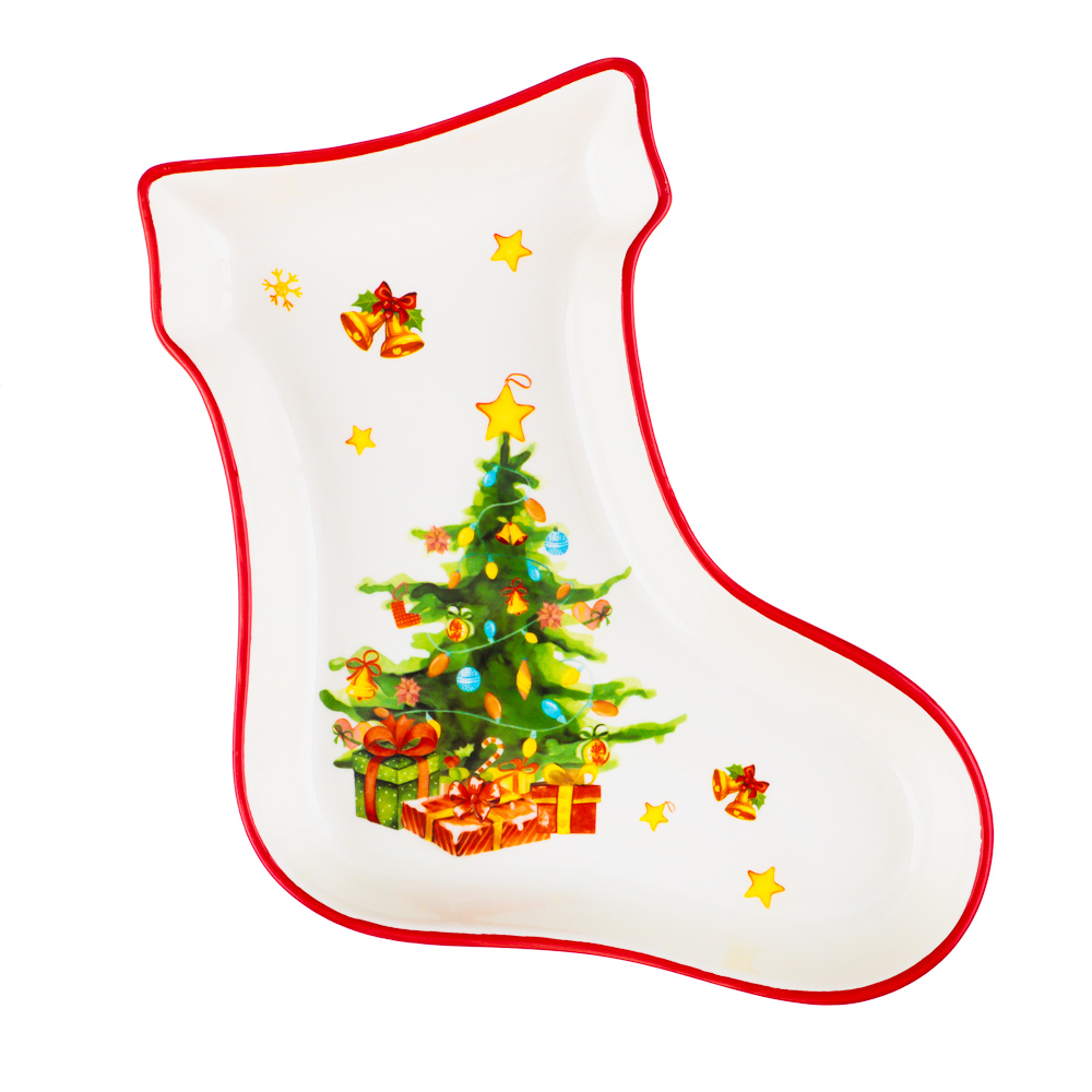 MILLIMI Лесная сказка Блюдо в форме сапожка, 25,5х19,5х3,5см, керамика, арт.№ 820-880