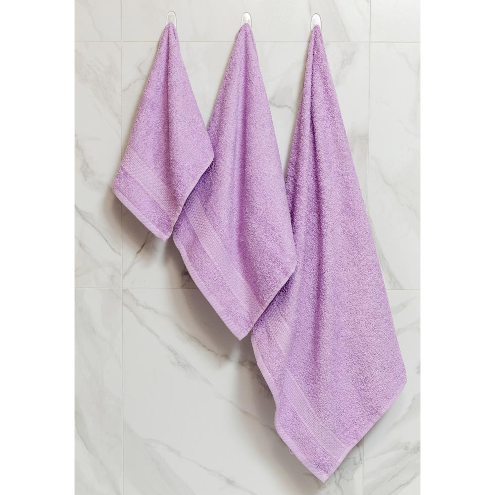 PROVANCE Наоми Полотенце махровое, 100% хлопок, 70х130см, 360гр/м, лаванда, арт.№ 484-915