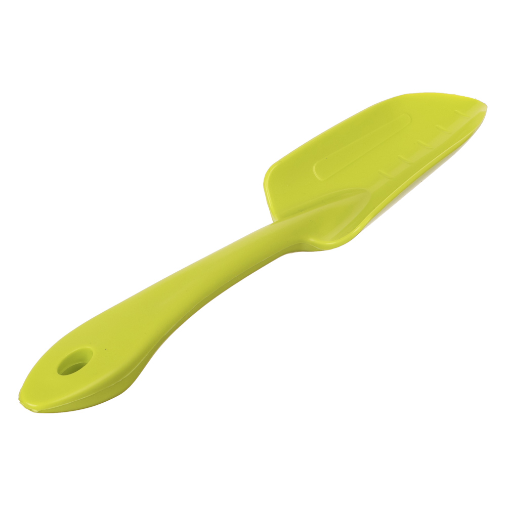 Набор садовых инструментов (лопатка, совок для пересадки, грабельки, вилка для рыхления) салатовый, арт.№ 182-022