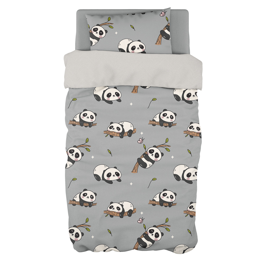 PROVANCE Панда Комплект постельного белья 1,5 (3 предмета), бязь, 100% хлопок, арт.№ 421-381