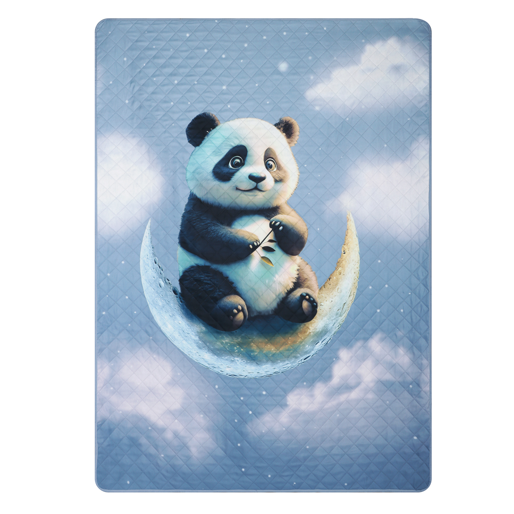 PROVANCE Панда Покрывало стеганое 140х200см, 100% полиэстер, арт.№ 486-214