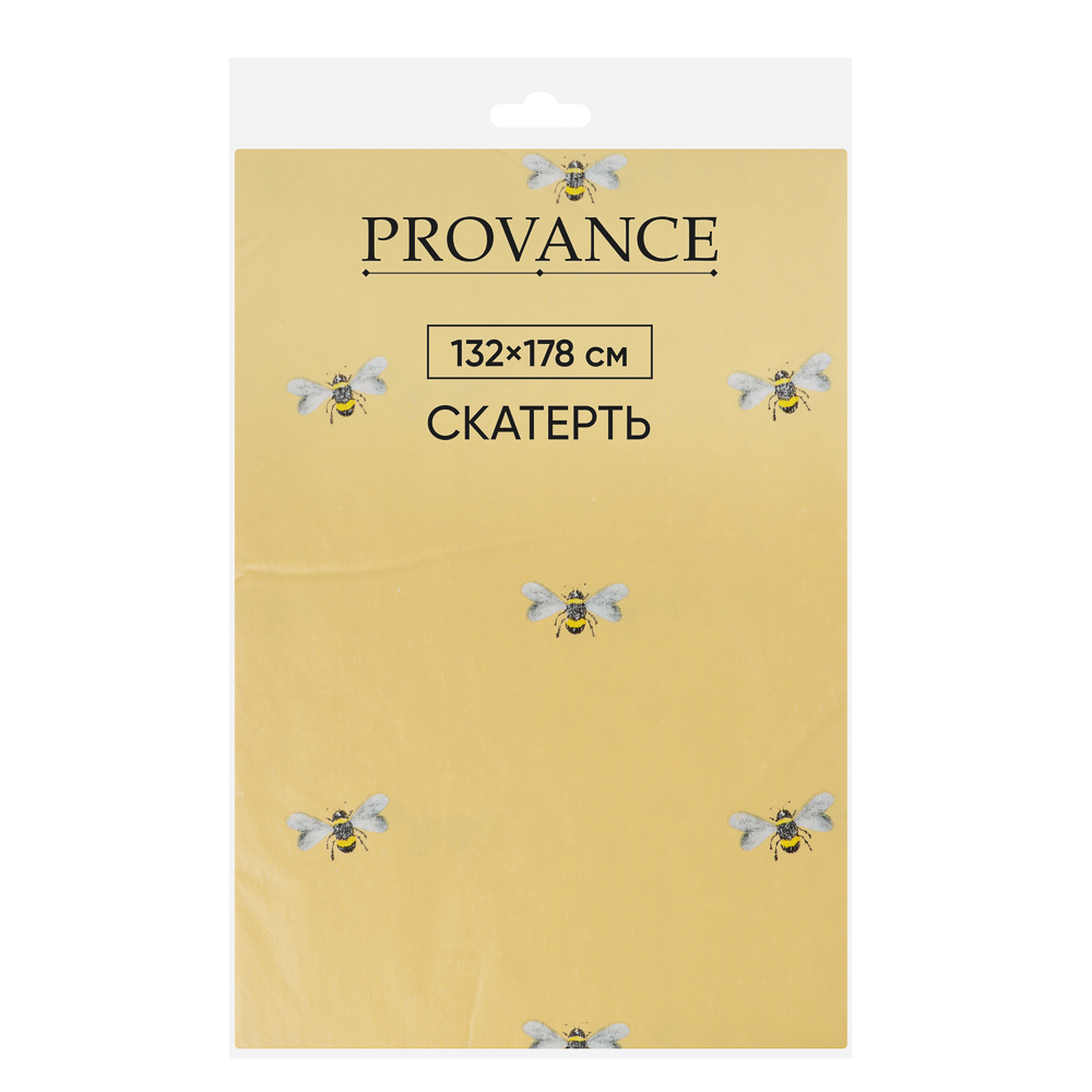 Скатерть ПЕВА на текстильной основе тм PROVANCE Орра 132х178см, 50% пэ, 50% ПЕВА, 2 диз., арт.№ 435-195