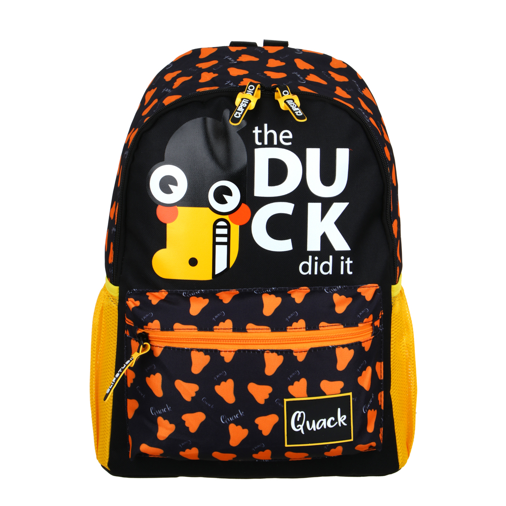 УТКА СДЕЛАЛА ЭТО Рюкзак подростковый, 41x29x18см, 1 отд., 4 карм., плотный ПЭ, закрытые молнии, арт.№ 254-654