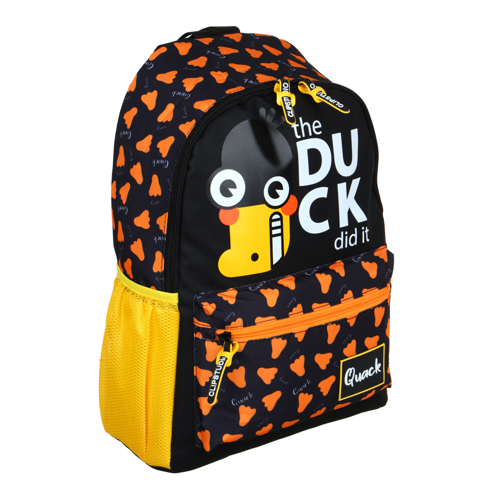 УТКА СДЕЛАЛА ЭТО Рюкзак подростковый, 41x29x18см, 1 отд., 4 карм., плотный ПЭ, закрытые молнии, арт.№ 254-654