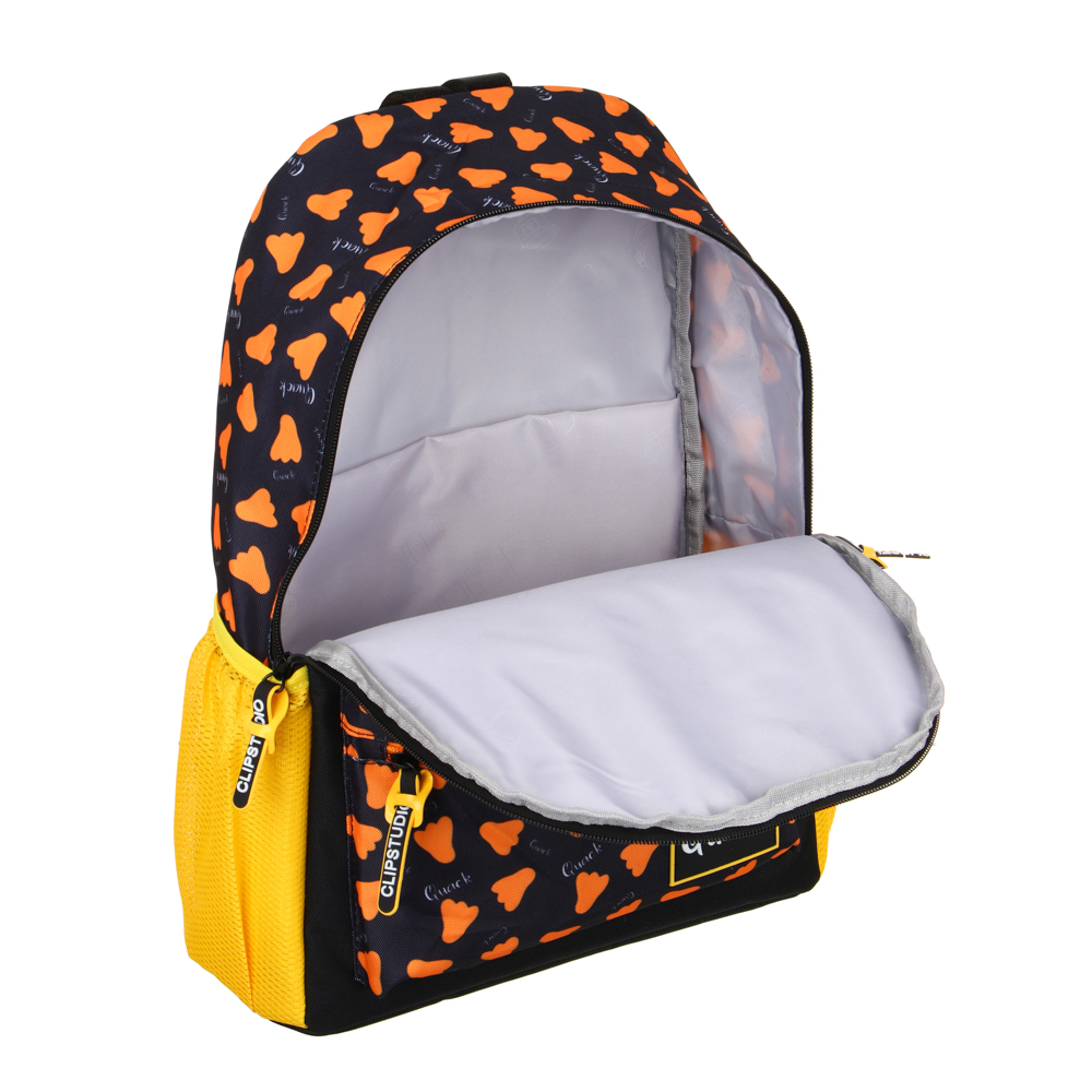 УТКА СДЕЛАЛА ЭТО Рюкзак подростковый, 41x29x18см, 1 отд., 4 карм., плотный ПЭ, закрытые молнии, арт.№ 254-654