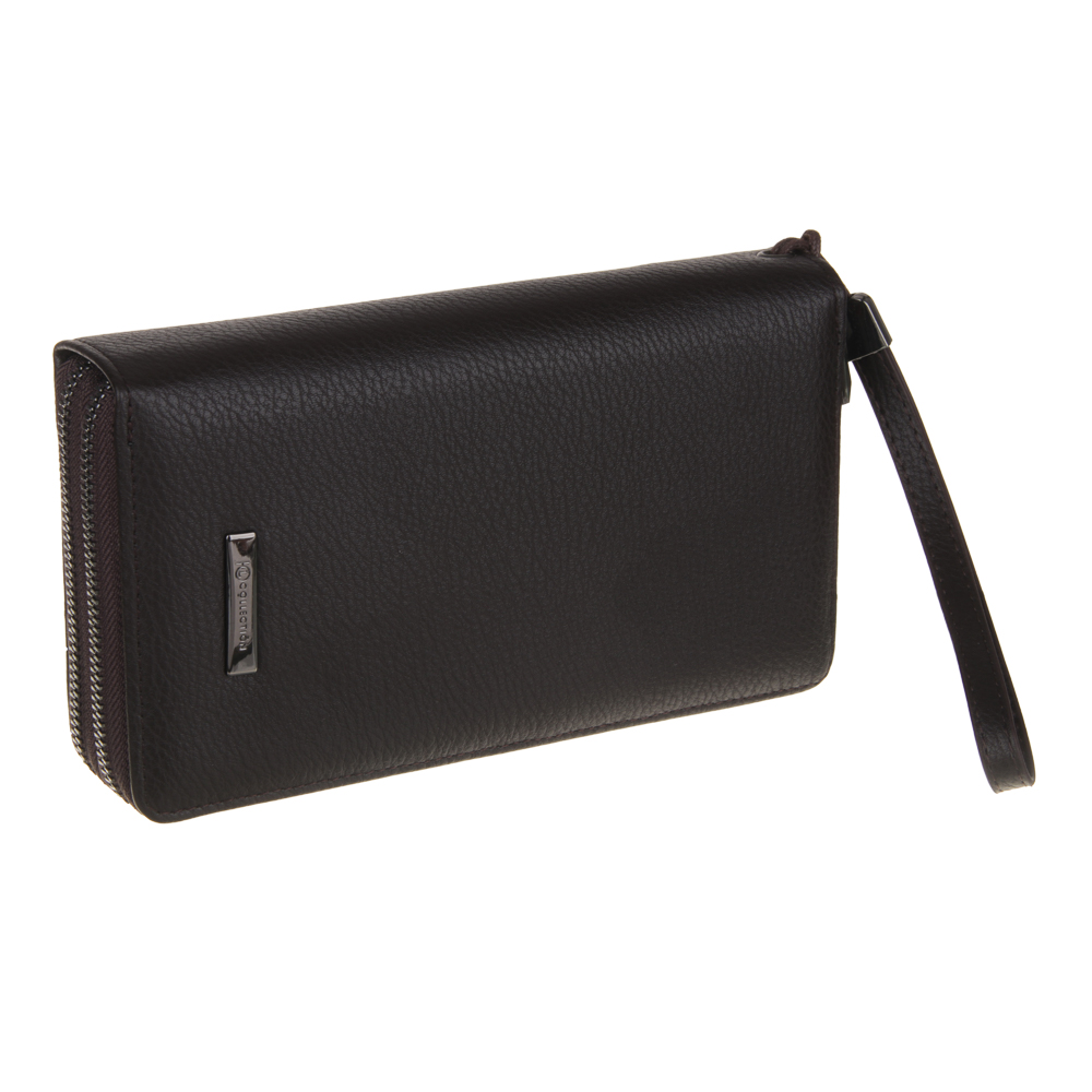 ЮL Кошелек-барсетка на молнии, ПУ, 12,5х21см, 2 цвета, БМ23-01, арт.№ 303-957