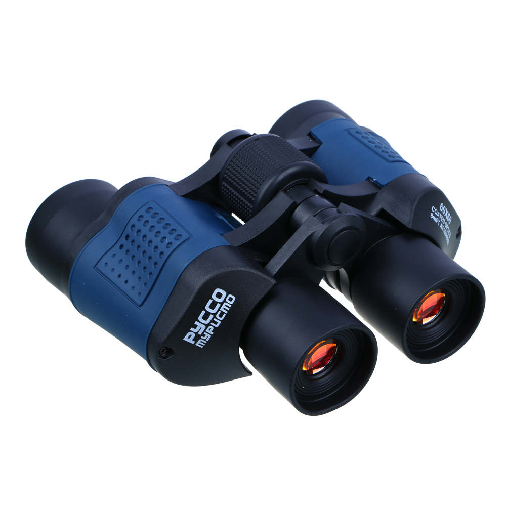 РУССО ТУРИСТО Бинокль туристический, 60х60, 18х7х15,5см, пластик, каучук, арт.№ 118-205