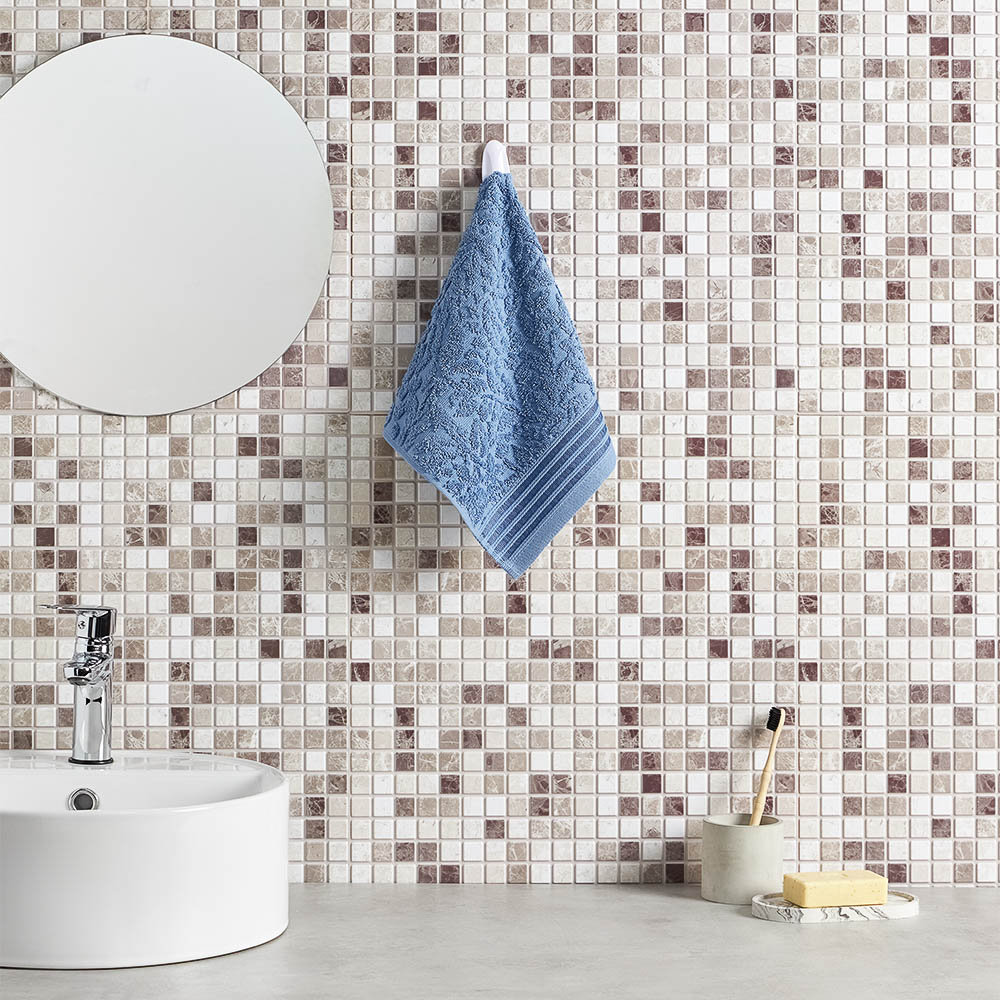 PROVANCE Нэви Полотенце махровое, 100% хлопок, 30х50см, 500гр/м, синий, арт.№ 484-146