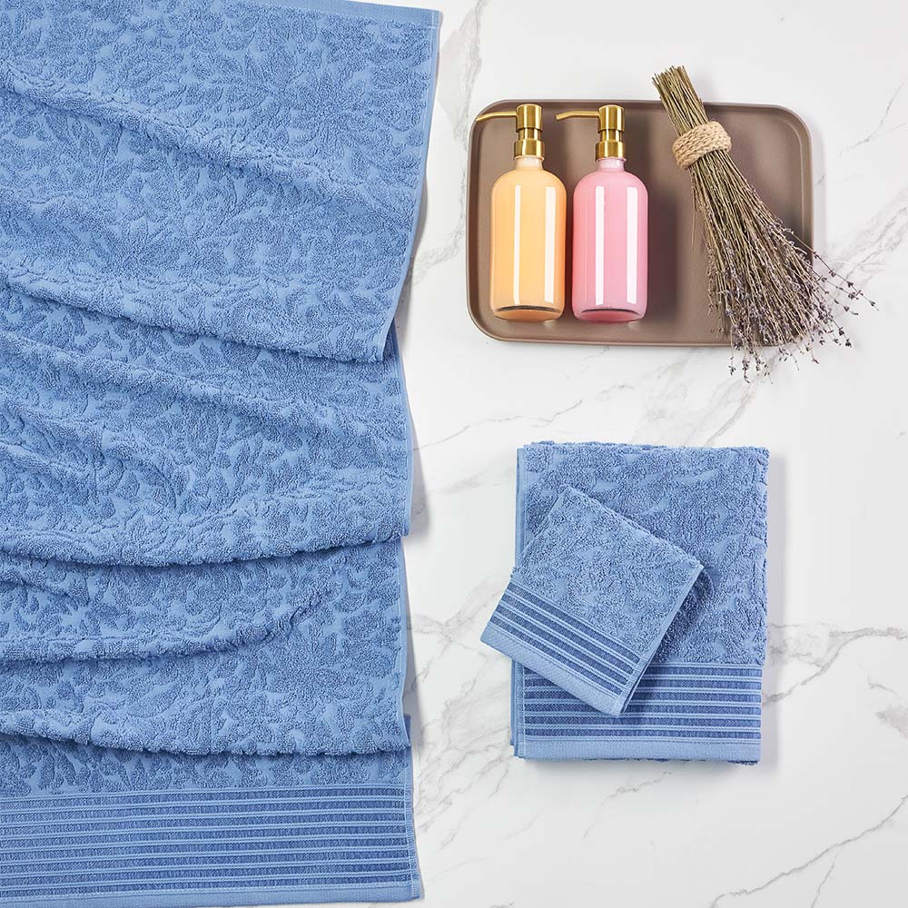 PROVANCE Нэви Полотенце махровое, 100% хлопок, 70х130см, 500гр/м, синий, арт.№ 484-148