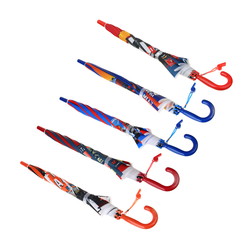 Зонт-трость, детский, POE, пластик, сплав, 50см, 8 спиц, 5 дизайнов, арт.№ 302-003