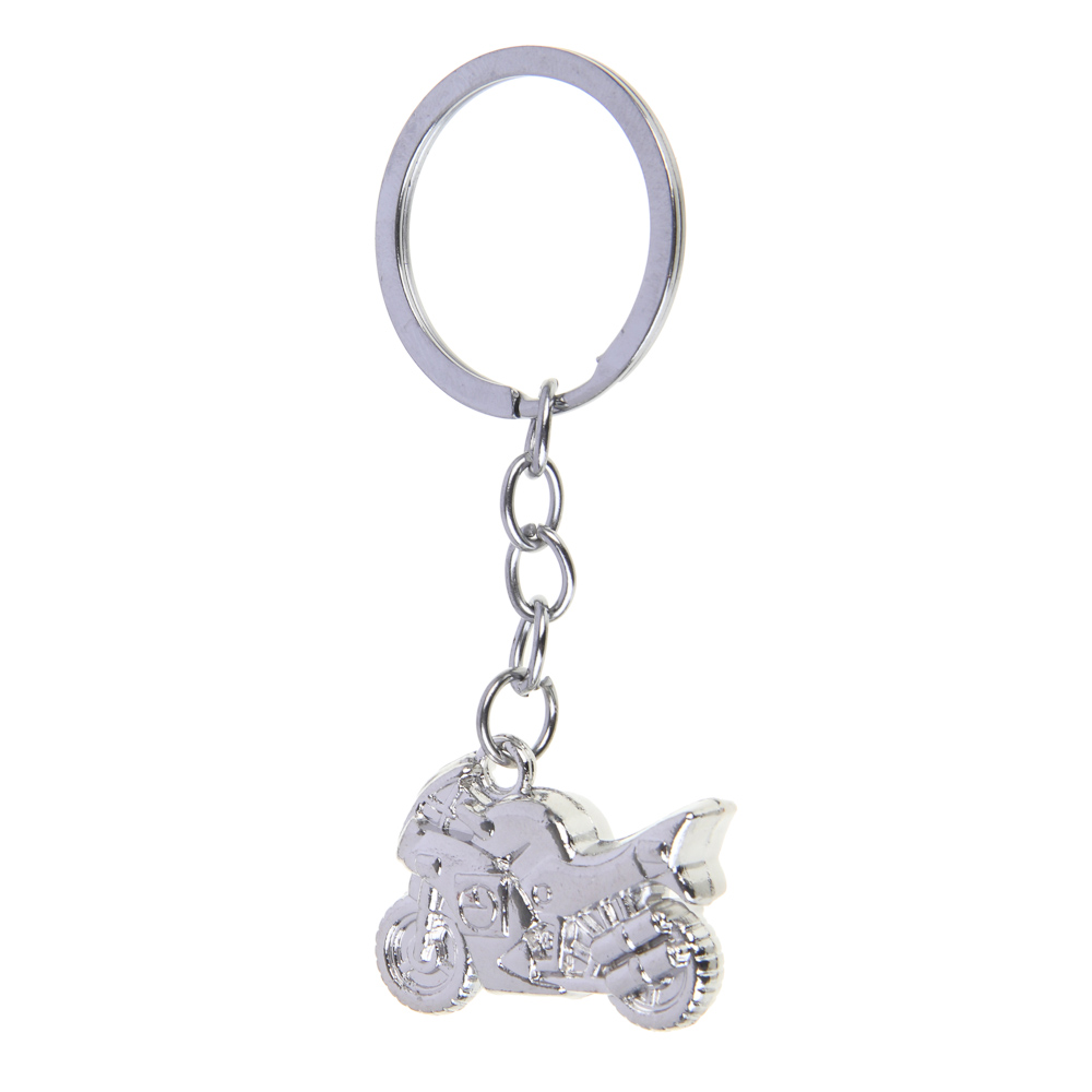 ЕРМАК Брелок в форме мотоцикла, 77х35мм, цинковый сплав, арт.№ 732-160