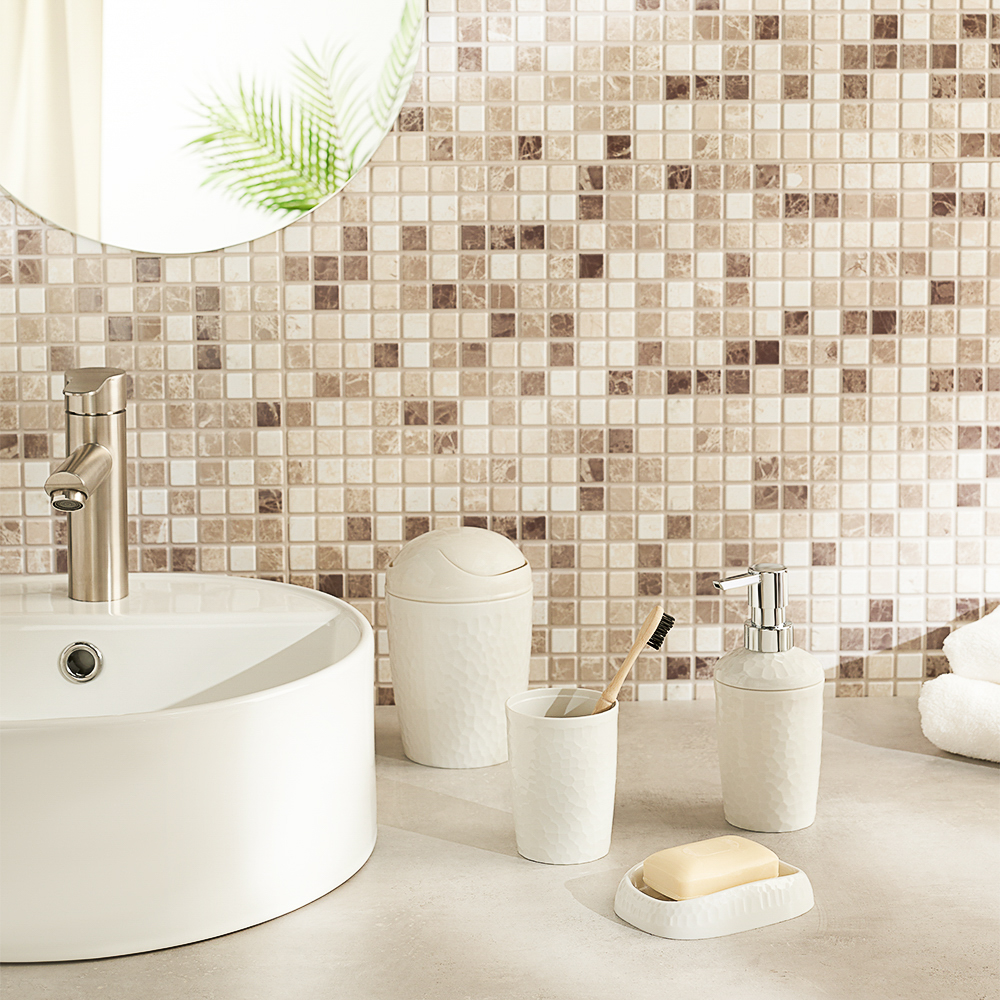 Стаканчик для ванной "Tule" 350мл, светло-серый, арт.№ 463-421