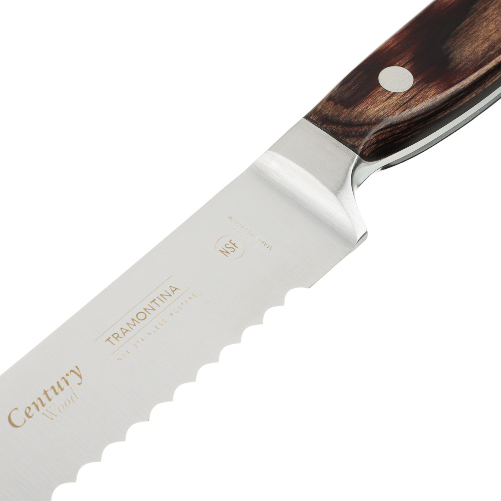 Tramontina Century Wood Нож для хлеба 20см, 21539/198, арт.№ 871-015