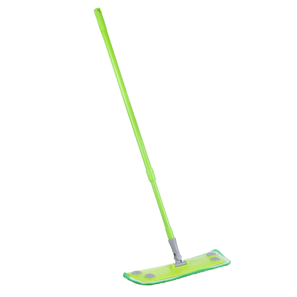 VETTA Швабра с насадкой из микрофибры на липучках, рукоятка металл окр., телескоп., 69-120см,NP-2011, арт.№ 444-275