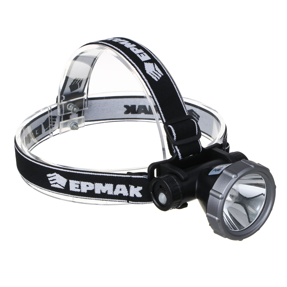 Фонарь налобный тм ЕРМАК, XH-P50 LED, 3 режима, 2000мАч, 8,3х6х7,3см, USB кабель, пластик, арт.№ 221-075