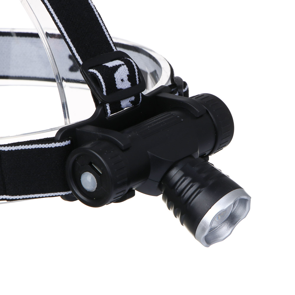 Фонарь налобный тм ЕРМАК, CREE XPE LED, 4 режима, 1200мАч, 8,3х3,8х7,3см, USB кабель, пластик, арт.№ 221-074