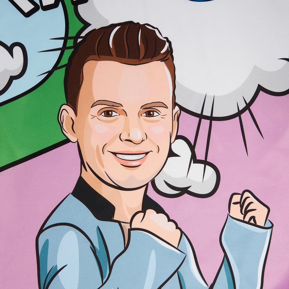 Джемпер для взрослых "КИРЯ", размер XL, Футер (100% полиэстер), 4 дизайна, арт.№ 006-018