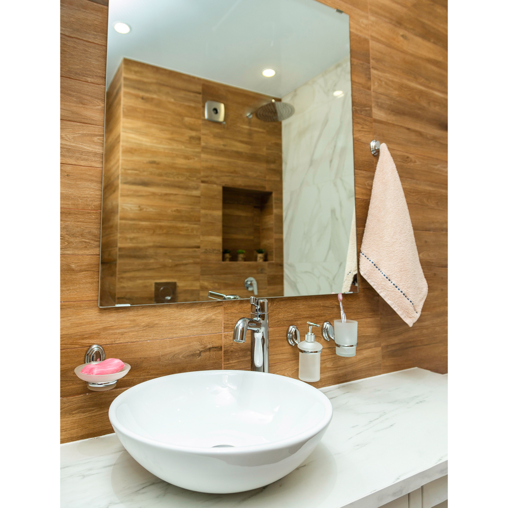 Держатель для туалетной бумаги с крышкой тм VETTA, скрытое крепление, хром, нерж.сталь, арт.№ 555-003