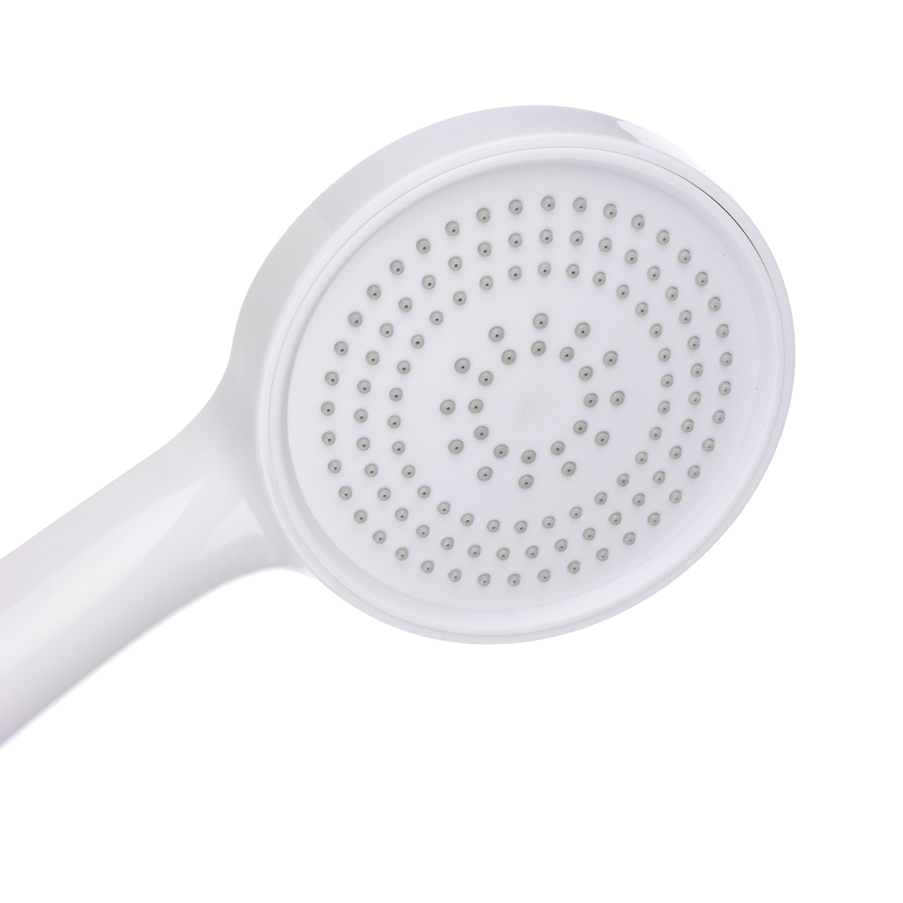 СоюзКран Смеситель для ванны с душем, короткий излив, картридж 35мм, нерж. сталь, белый, SS09-M132, арт.№ 567-089