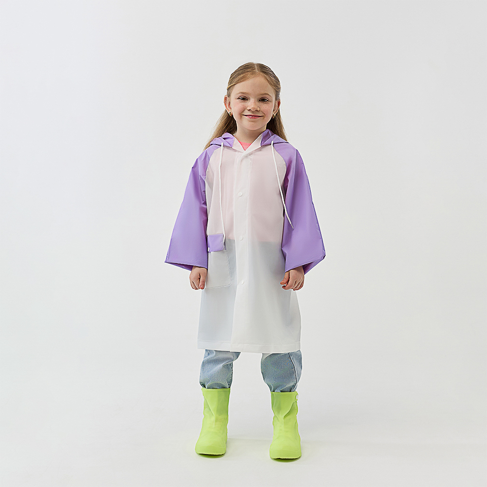 BY Русские Супергерои Дождевик детский с наклейками Василиса 130мкм 66х45см, EVA, арт.№ 188-116