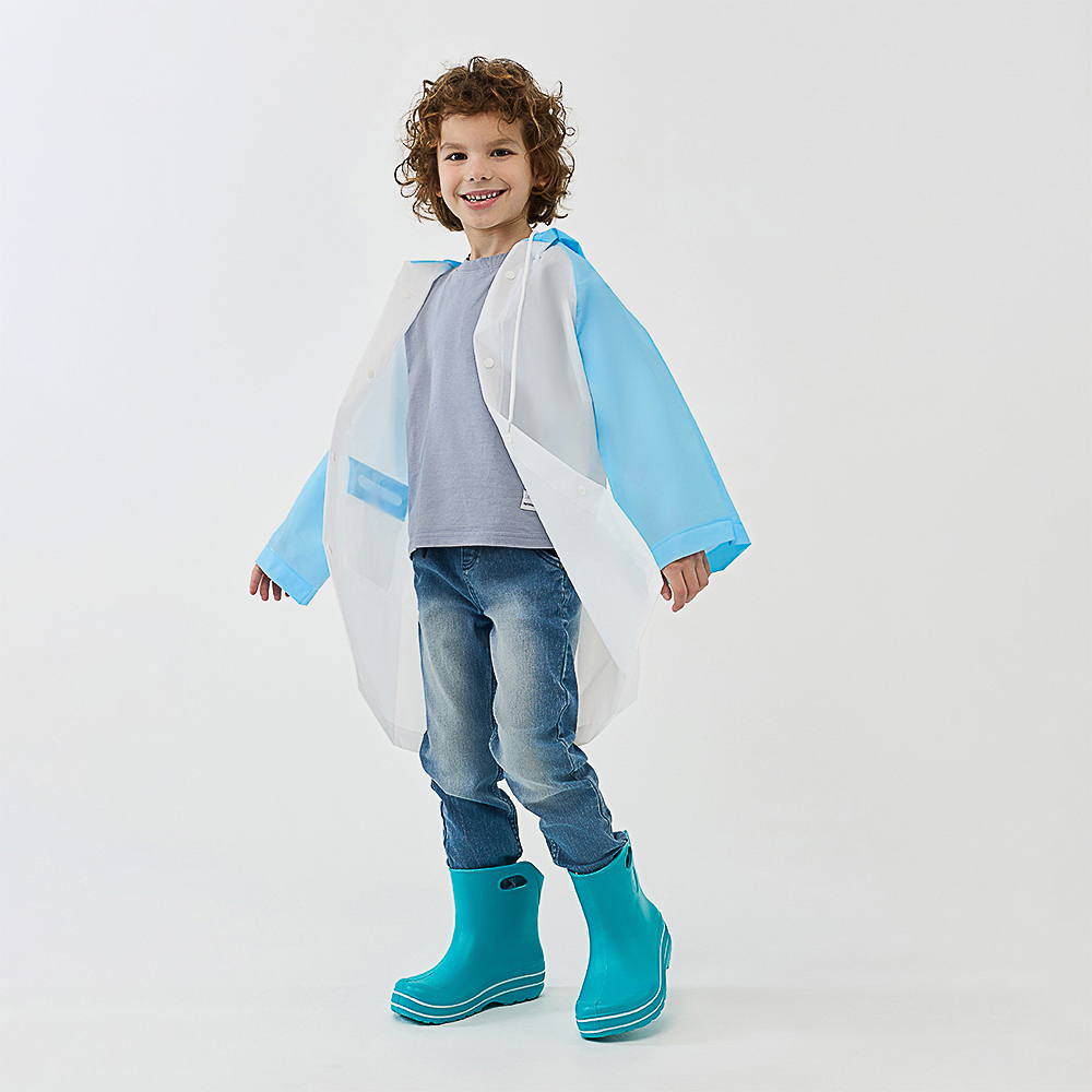 BY Русские Супергерои Дождевик детский с наклейками Ермак 130мкм 66х45см, EVA, арт.№ 188-117