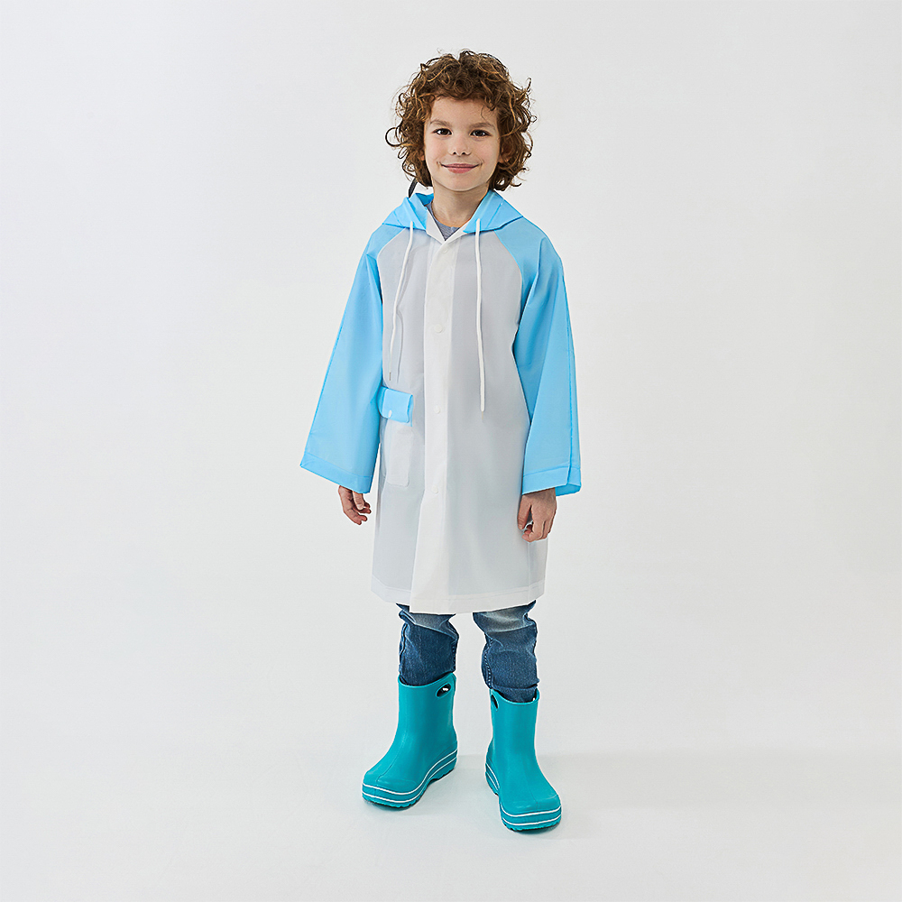 BY Русские Супергерои Дождевик детский с наклейками Ермак 130мкм 66х45см, EVA, арт.№ 188-117