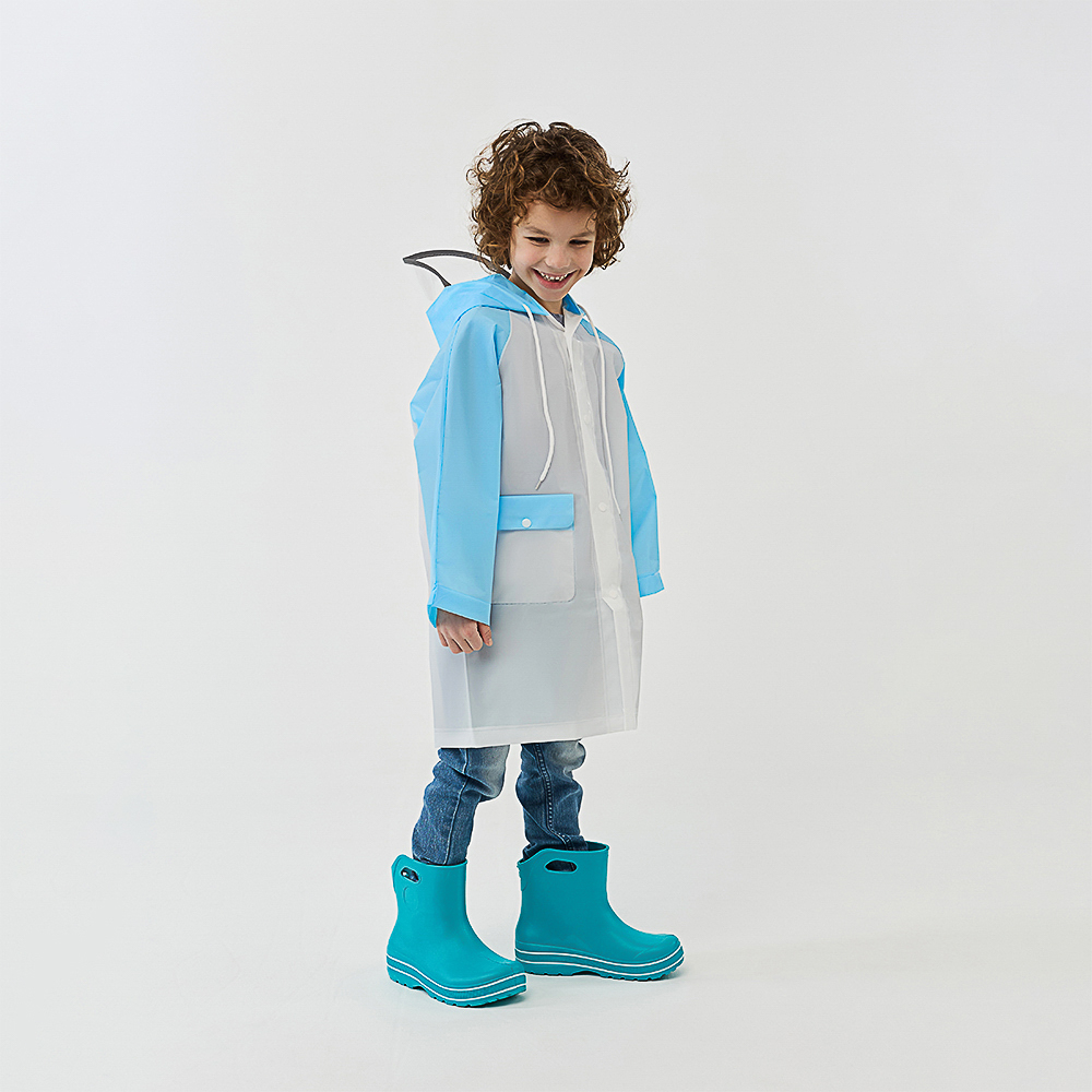 BY Русские Супергерои Дождевик детский с наклейками Ермак 130мкм 66х45см, EVA, арт.№ 188-117