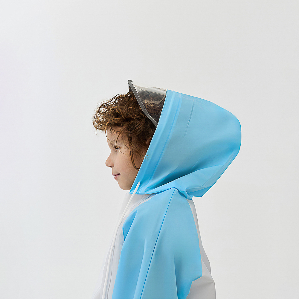 BY Русские Супергерои Дождевик детский с наклейками Ермак 130мкм 66х45см, EVA, арт.№ 188-117