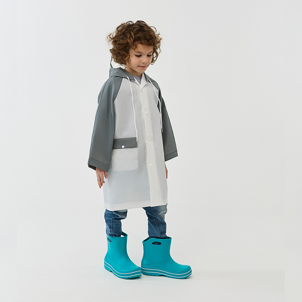 BY Русские Супергерои Дождевик детский с наклейками Леший 130мкм 66х45см, EVA, арт.№ 188-118