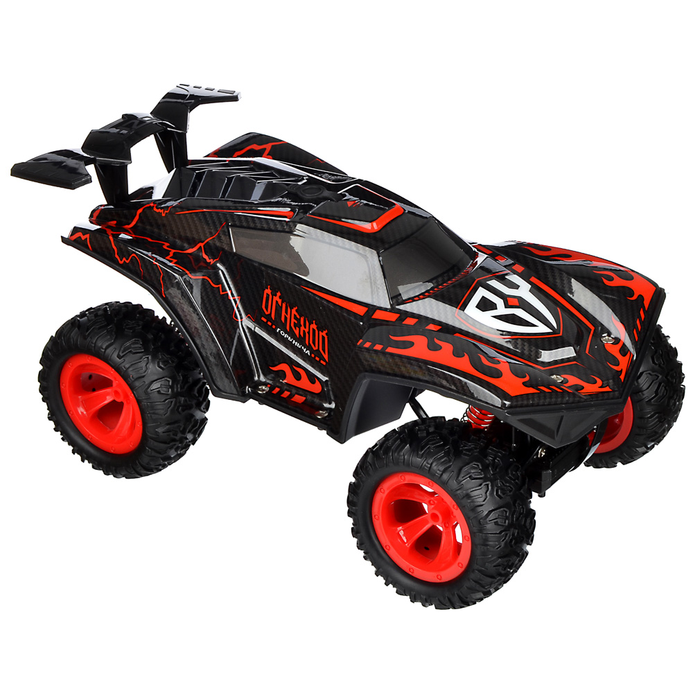 BY Огнеход Горыныча на РУ, ABS,PVC,резина, нитро-эффект, свет, 2АА, ЗУ/АКБ, 39,5х22,5х24см, арт.№ 293-070