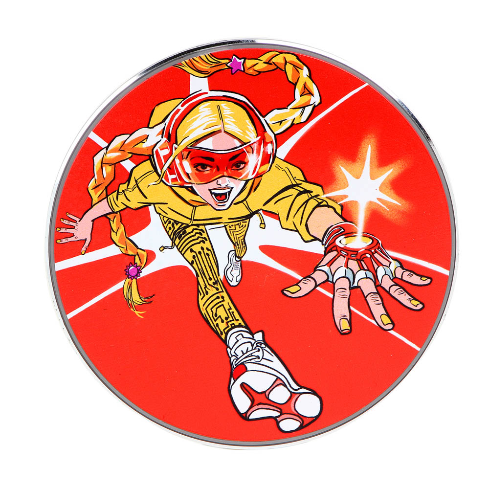 BY Беспроводное зарядное устройство Qi Герои, LED подсветка, 10W, D10см, Заря, арт.№ 916-284