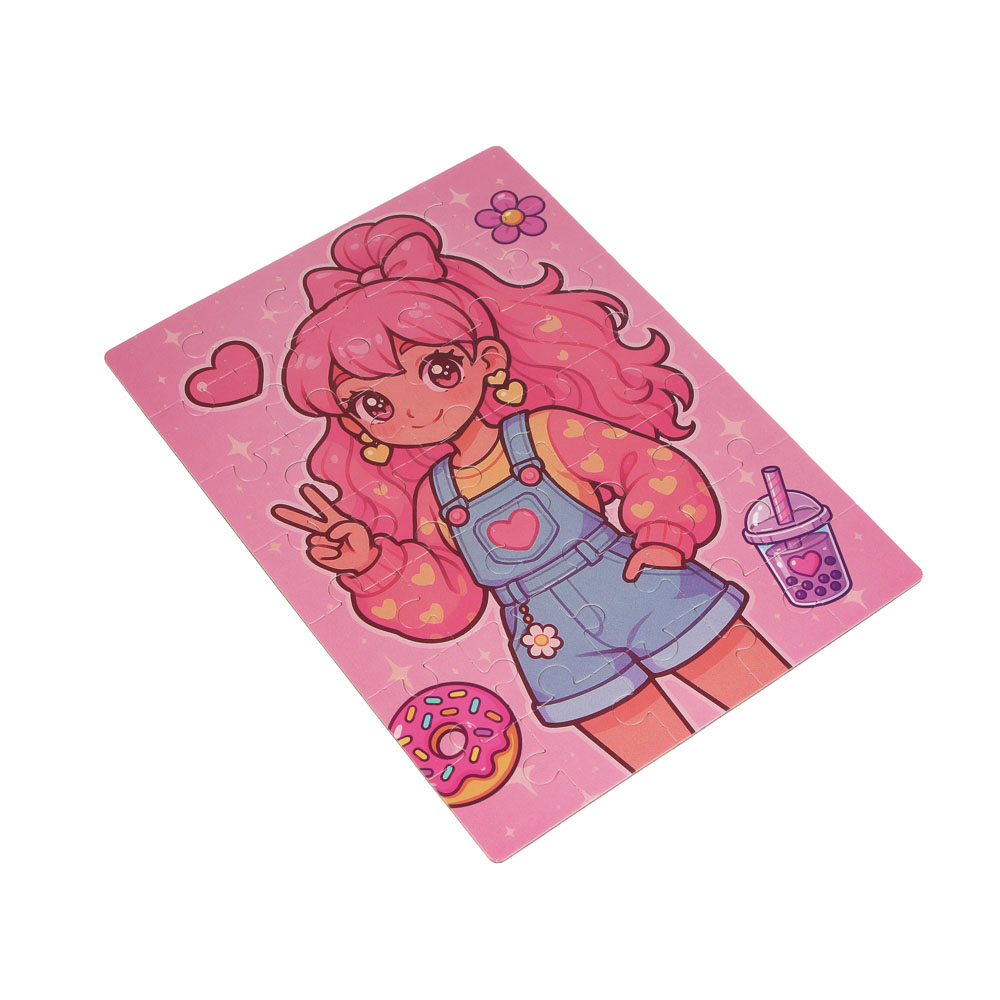 ХОББИХИТ Набор для творчества "Собирай и раскрашивай", картон, РР, 30х21см, 3 дизайна, арт.№ 285-225