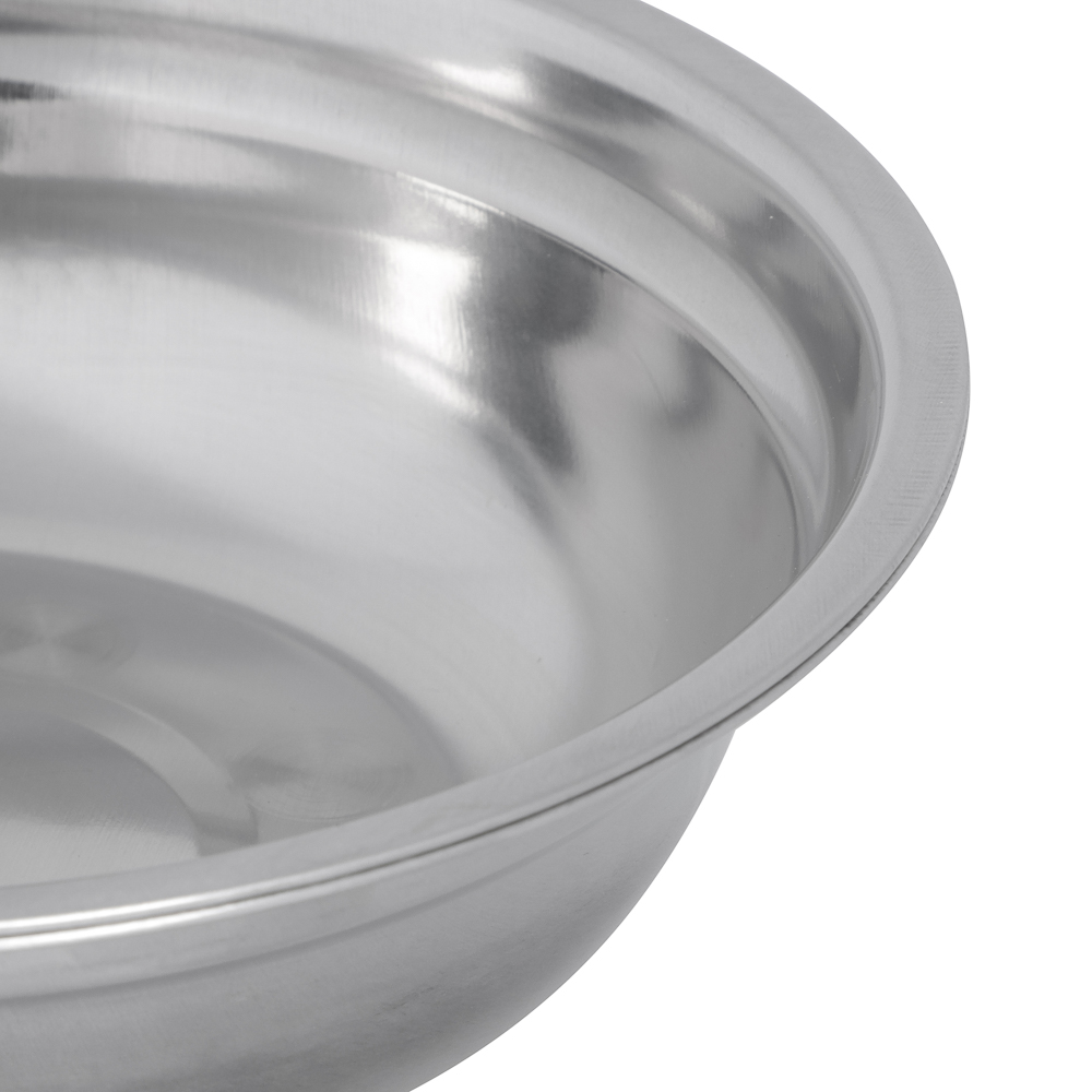 Тарелка походная тм РУССО ТУРИСТО, 19х5,5см, 410-я нерж.сталь, арт.№ 123-028