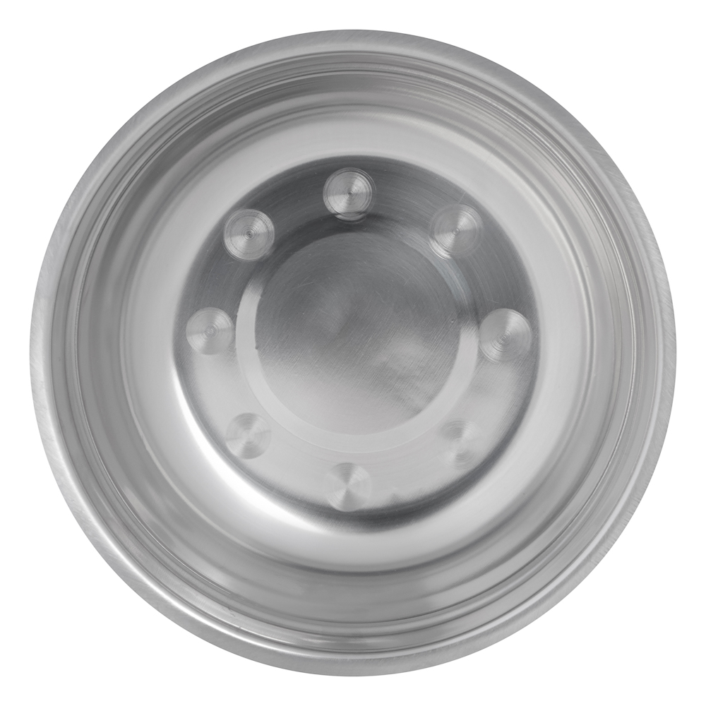 Тарелка походная тм РУССО ТУРИСТО, 19х5,5см, 410-я нерж.сталь, арт.№ 123-028