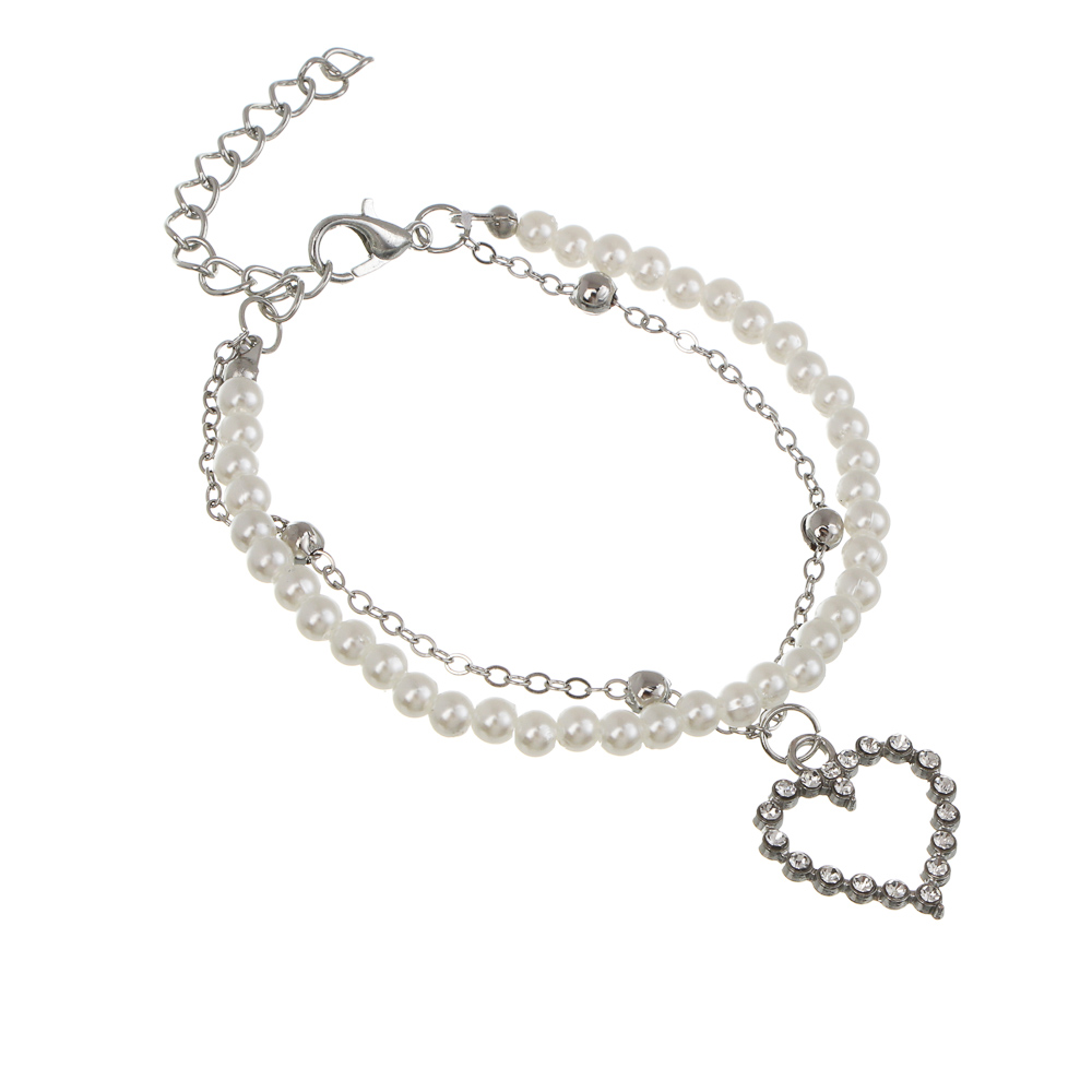 Браслет 15 см, сплав, 3 дизайна, БЖ25-30, арт.№ 023-041