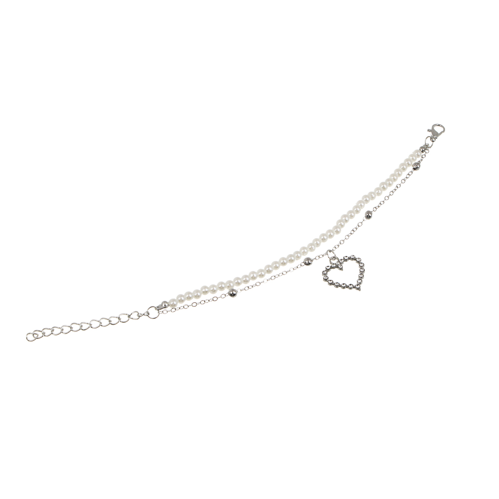 Браслет 15 см, сплав, 3 дизайна, БЖ25-30, арт.№ 023-041