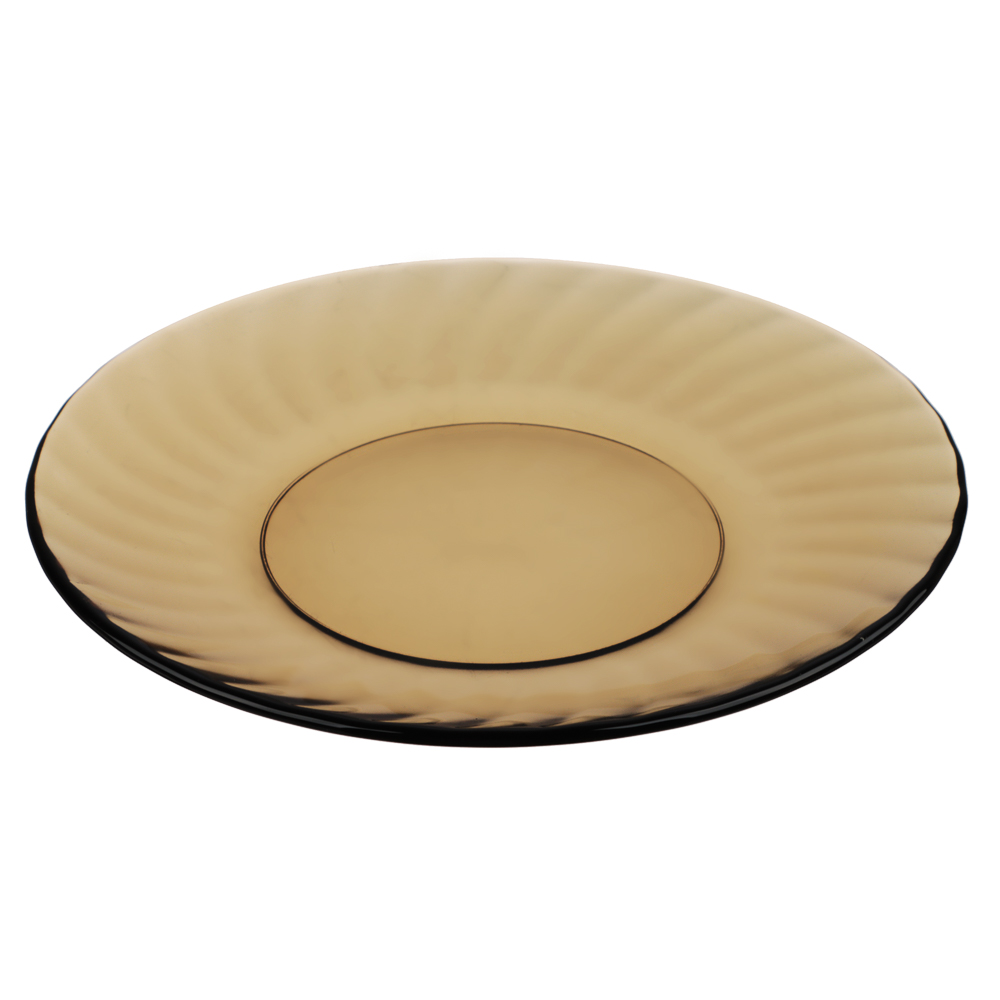 Элика Тарелка обеденная 20 см, дымчатое стекло, арт.№ 877-509