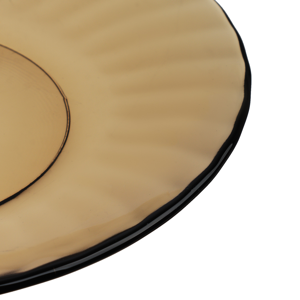 Элика Тарелка обеденная 20 см, дымчатое стекло, арт.№ 877-509