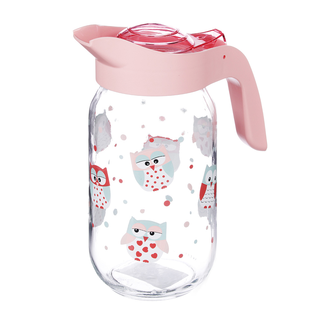HEREVIN Совы Кувшин 1000мл, стекло, 111241-051, арт.№ 878-402