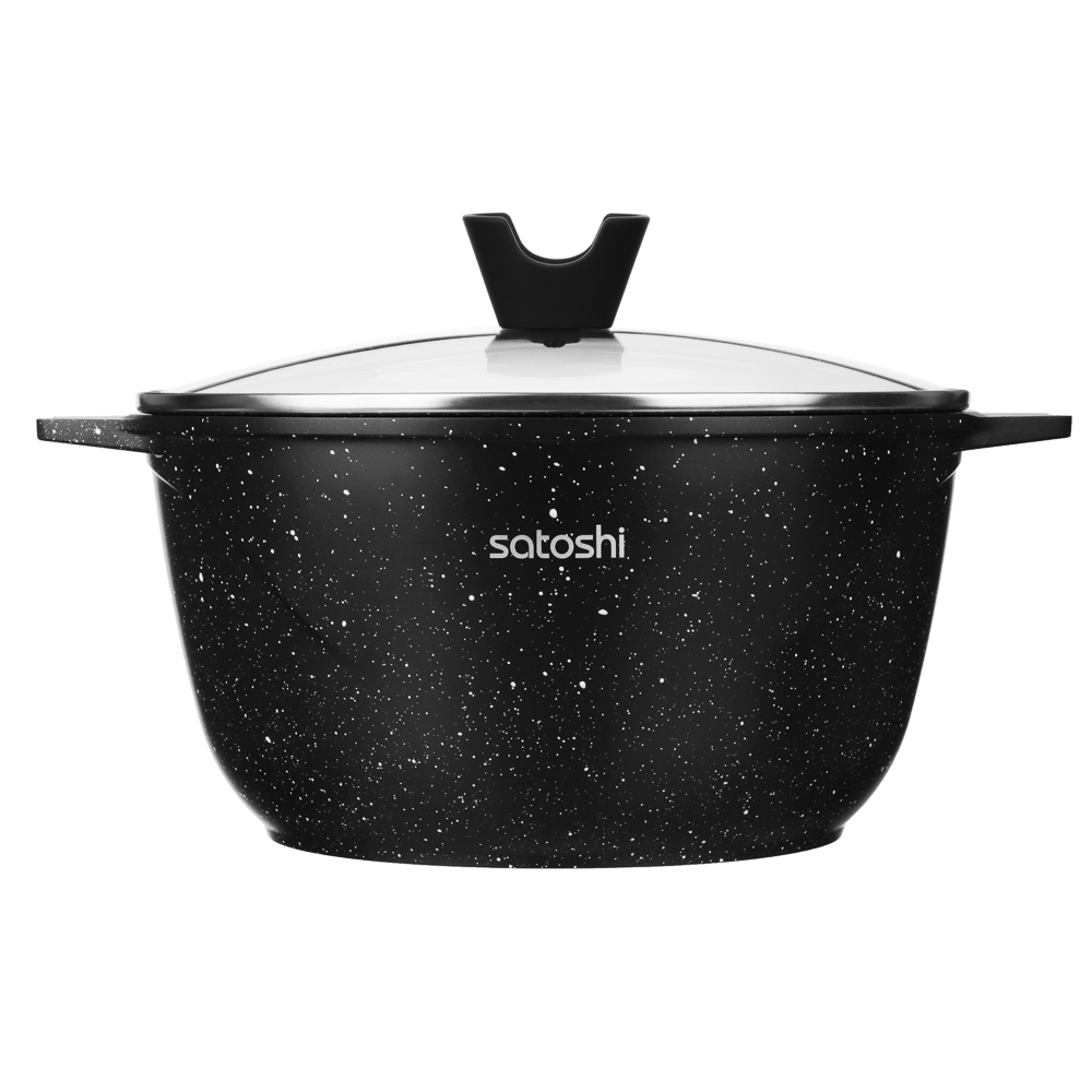 SATOSHI Монфор Казан 26х14,0см, 5,8л, литой алюминий, индукция, арт.№ 846-747