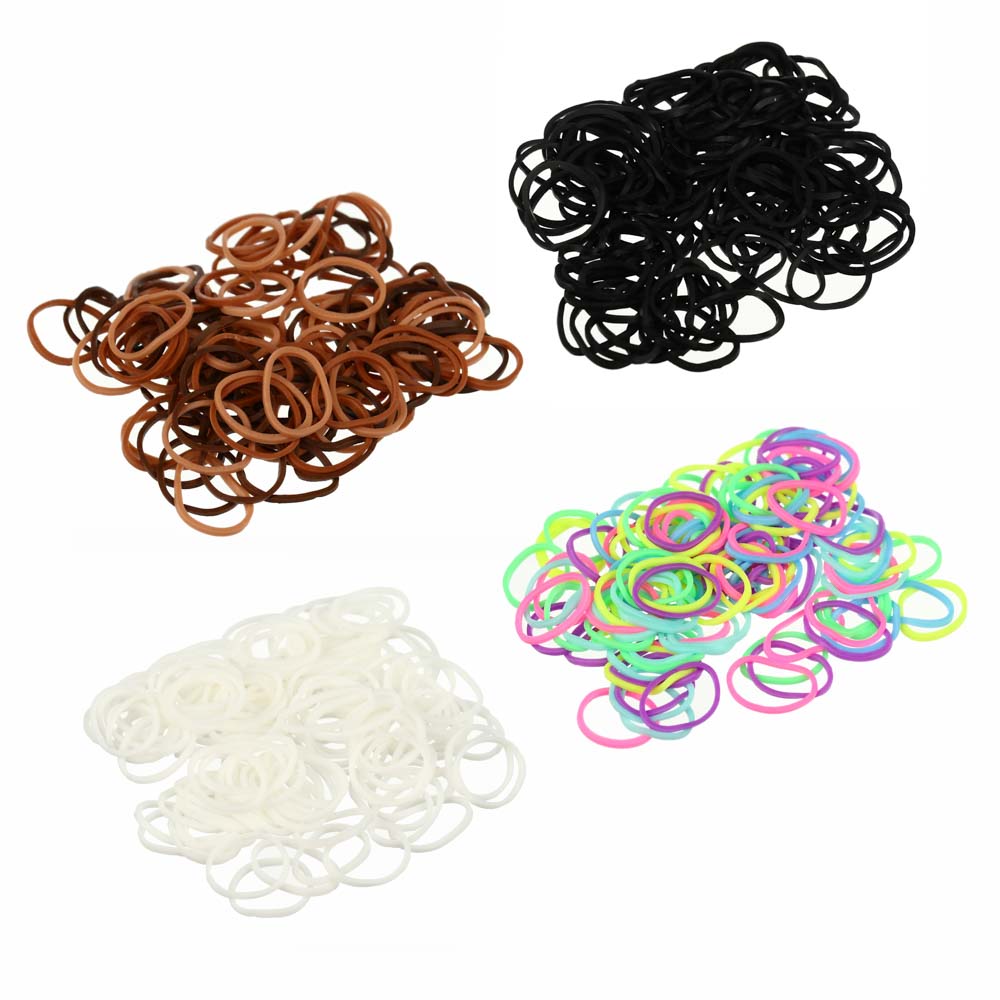 BERIOTTI Набор резинок 95-100шт, d1,5см, силикон, 3-4 цвета, арт.№ 316-323