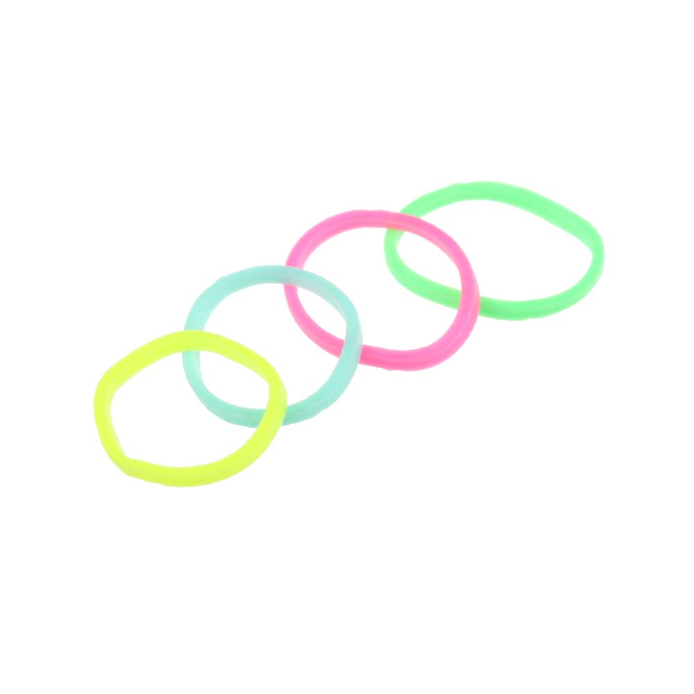 BERIOTTI Набор резинок 95-100шт, d1,5см, силикон, 3-4 цвета, арт.№ 316-323