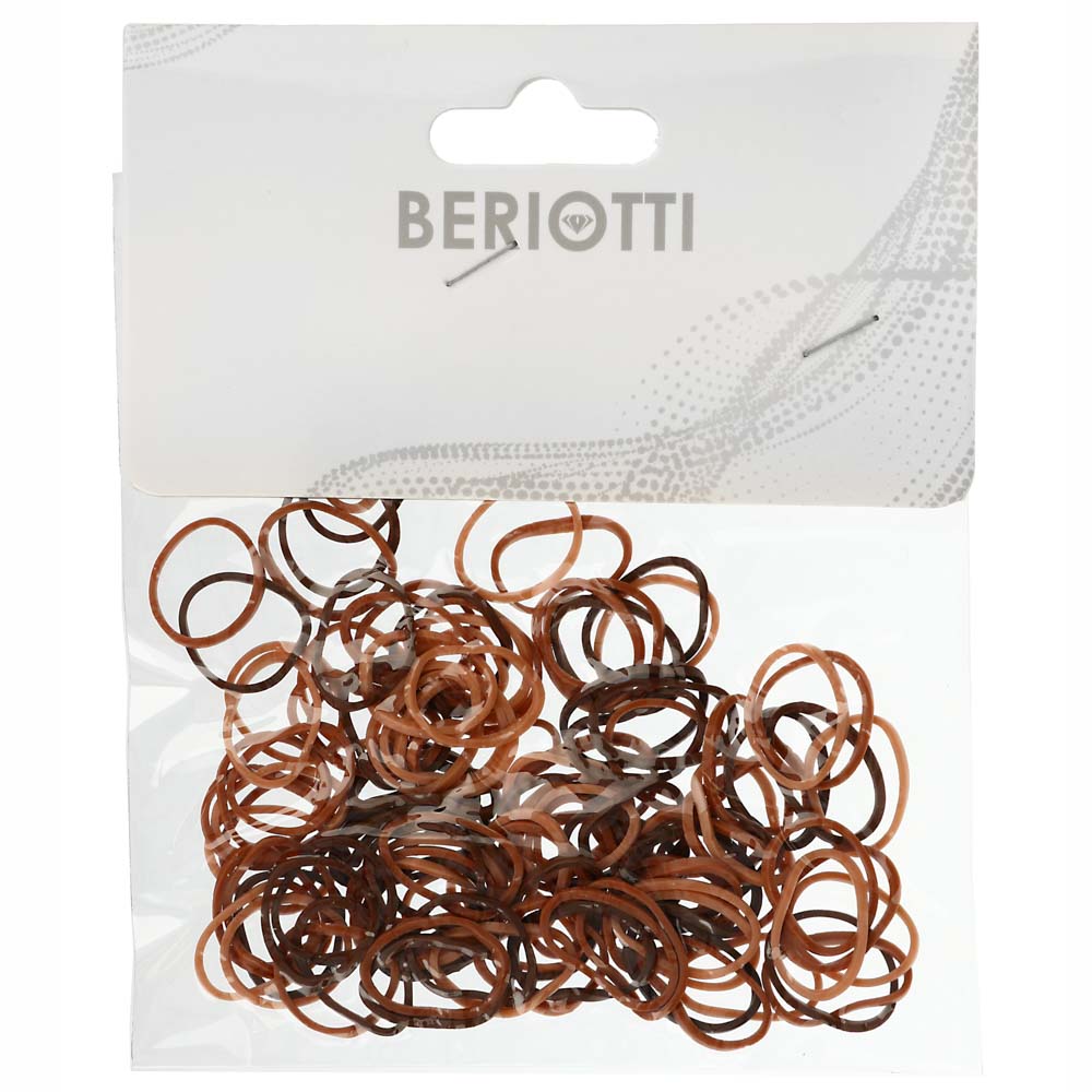 BERIOTTI Набор резинок 95-100шт, d1,5см, силикон, 3-4 цвета, арт.№ 316-323