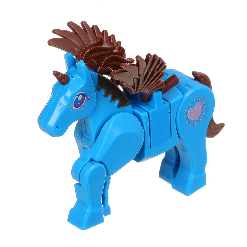 ИГРОЛЕНД Конструктор в виде пегаса, 22 детали, ABS, 10х15х3см, арт.№ 858-056